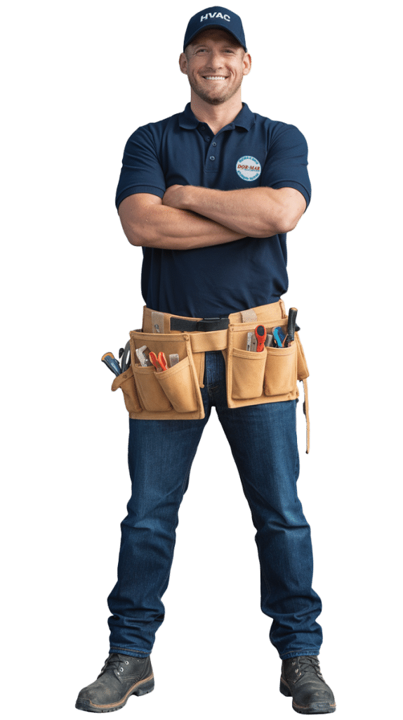 DorMar HVAC Plumbing Apliance technician: not all heroes wear cames