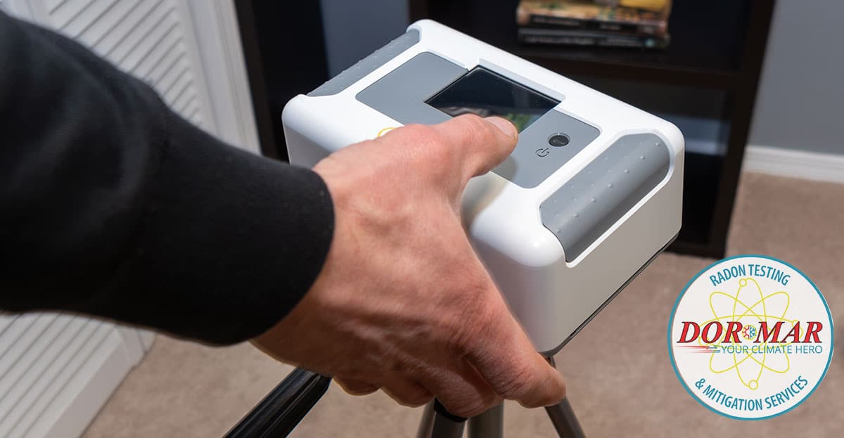 Radon testing and mitigation equipment