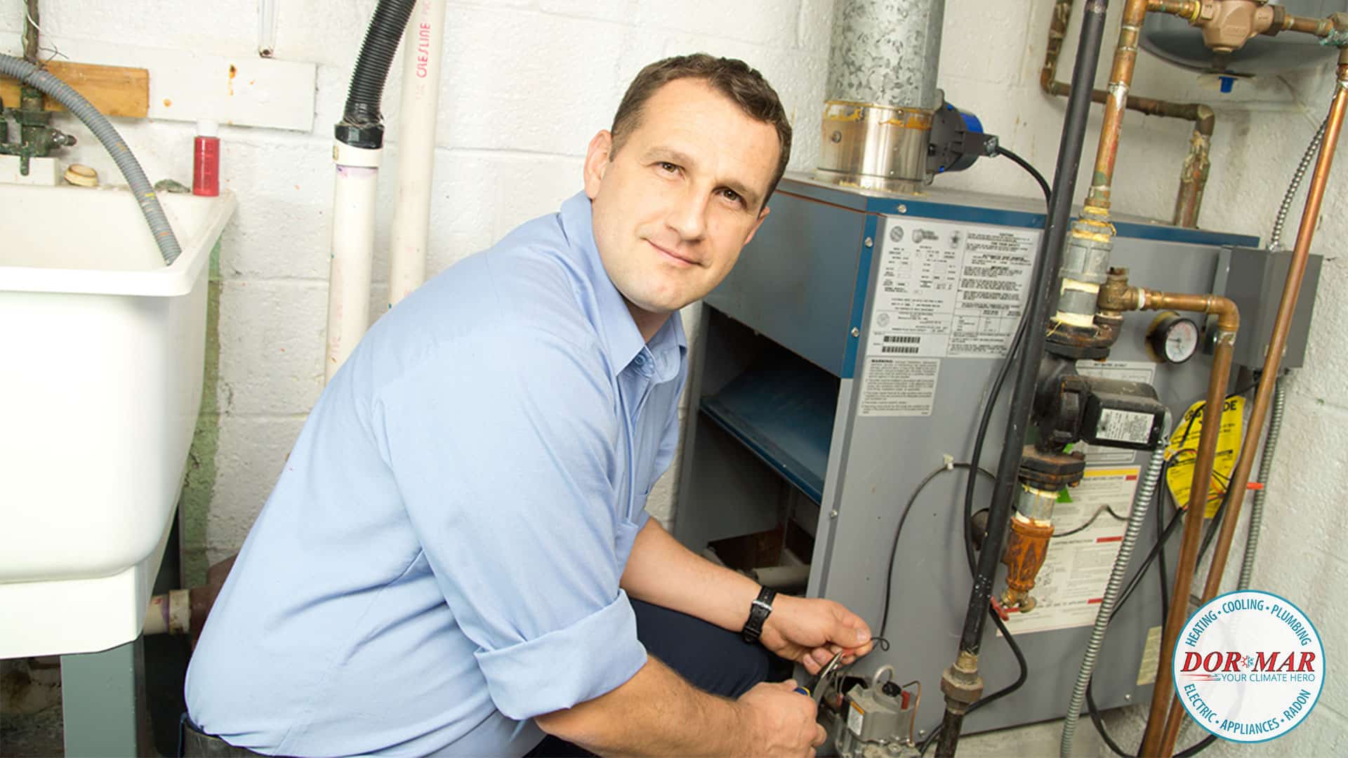 Dor-Mar certified and experienced HVAC service technician