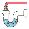 Plumbing & drain cleaning icon